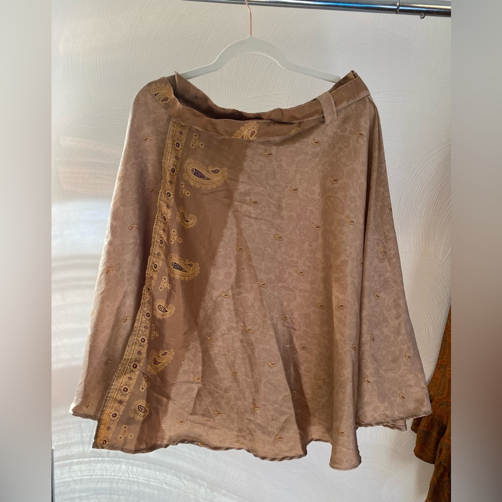 Jayli Silk Wrap Skirt